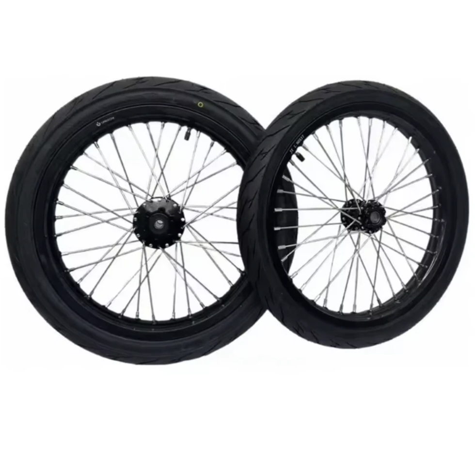 Light Bee Supermoto Wheel Set