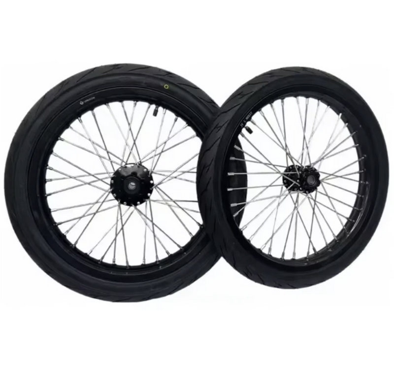 Light Bee Supermoto Wheel Set